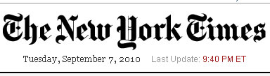 NY TIMES - Efforts fail to dent childhood obesity CLICK FOR PDF REPORT