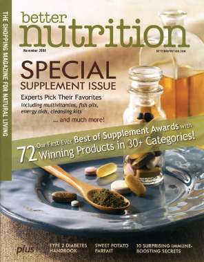Better Nutrition Magazine Cover