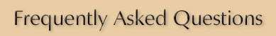 FAQ - Frequently Asked Questions