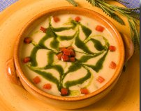 Corn Soup with Roasted Peppers